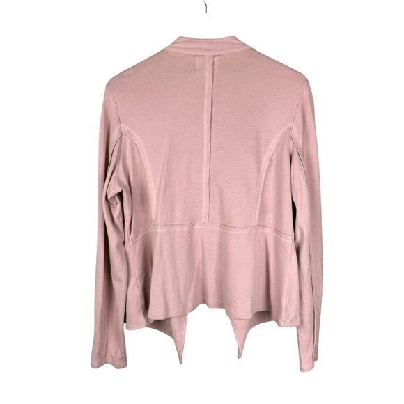 Caslon Blush Pink Open Front Cotton Knit Casual Cardigan Lightweight Jacket - Picture 10 of 12